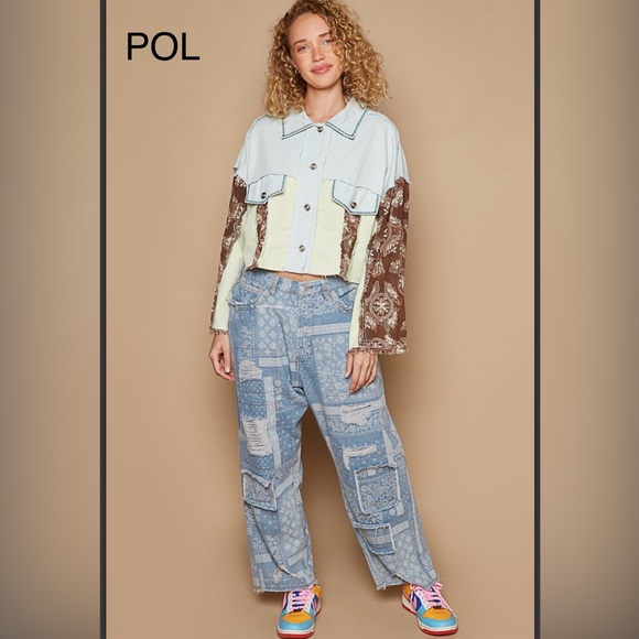 POL Multicolor Patchwork Jacket - Picture 4 of 7